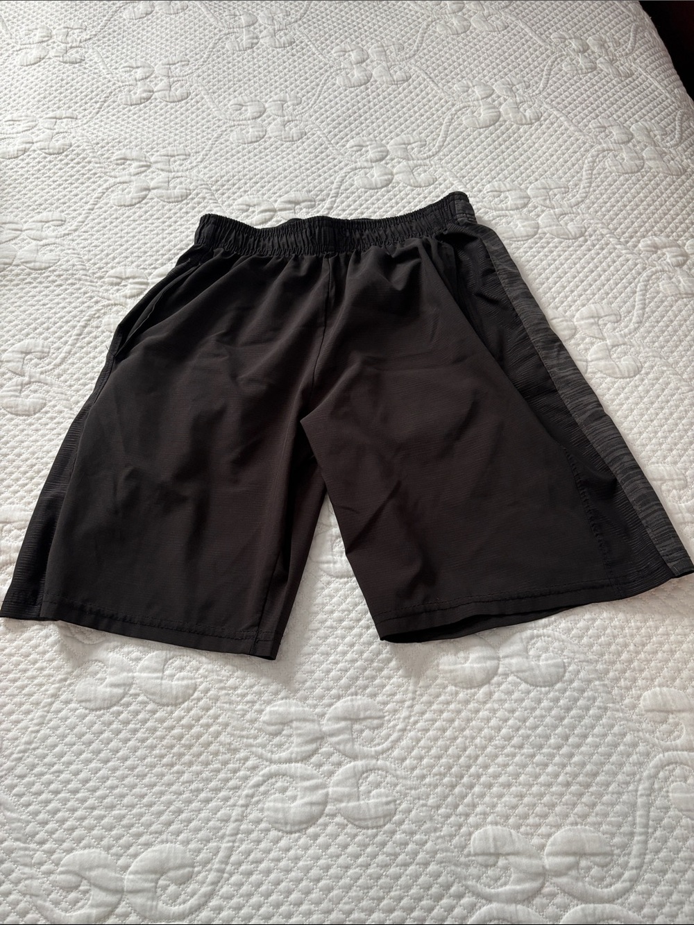 Game Time Boys Black Athletic Shorts